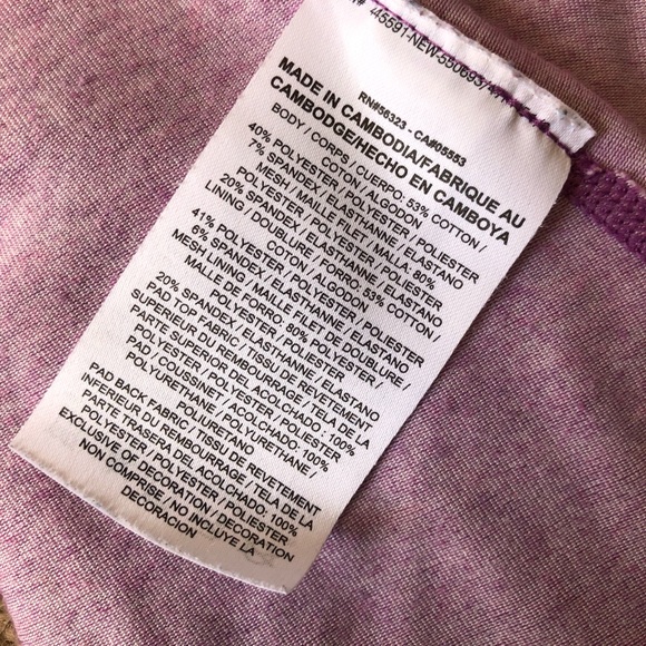 Nike Dri Fit Slim Fit Athletic Sleeveless Tank Top with Built-in Sports Bra - Picture 7 of 7